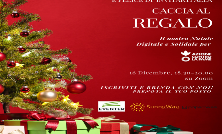 Photo of “Caccia al Regalo” evento on line per Natale