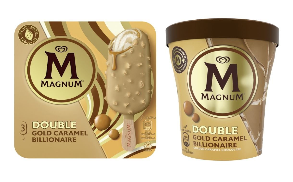Unilever lancia Magnum Double Gold Caramel Billionaire nel Regno Unito缩略图