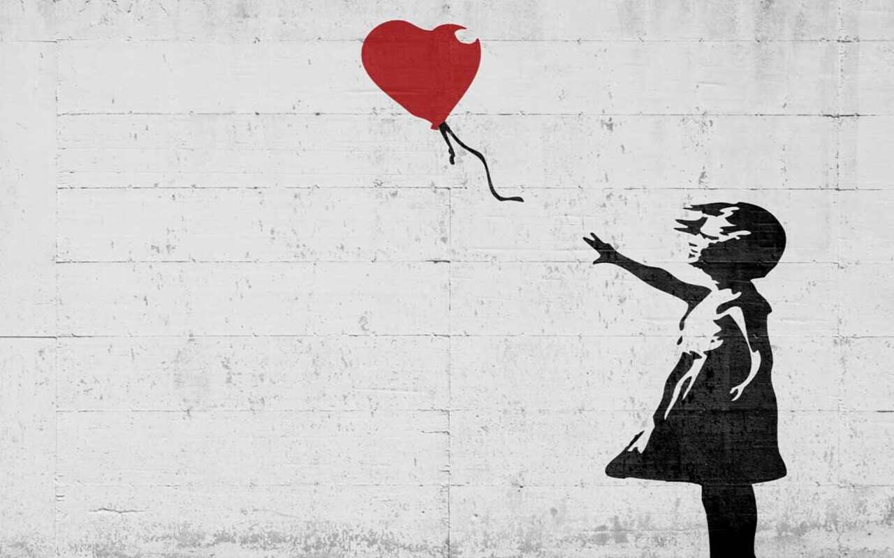 Chi è Banksy? Opere, vera identità, Italia, bambina con palloncino缩略图